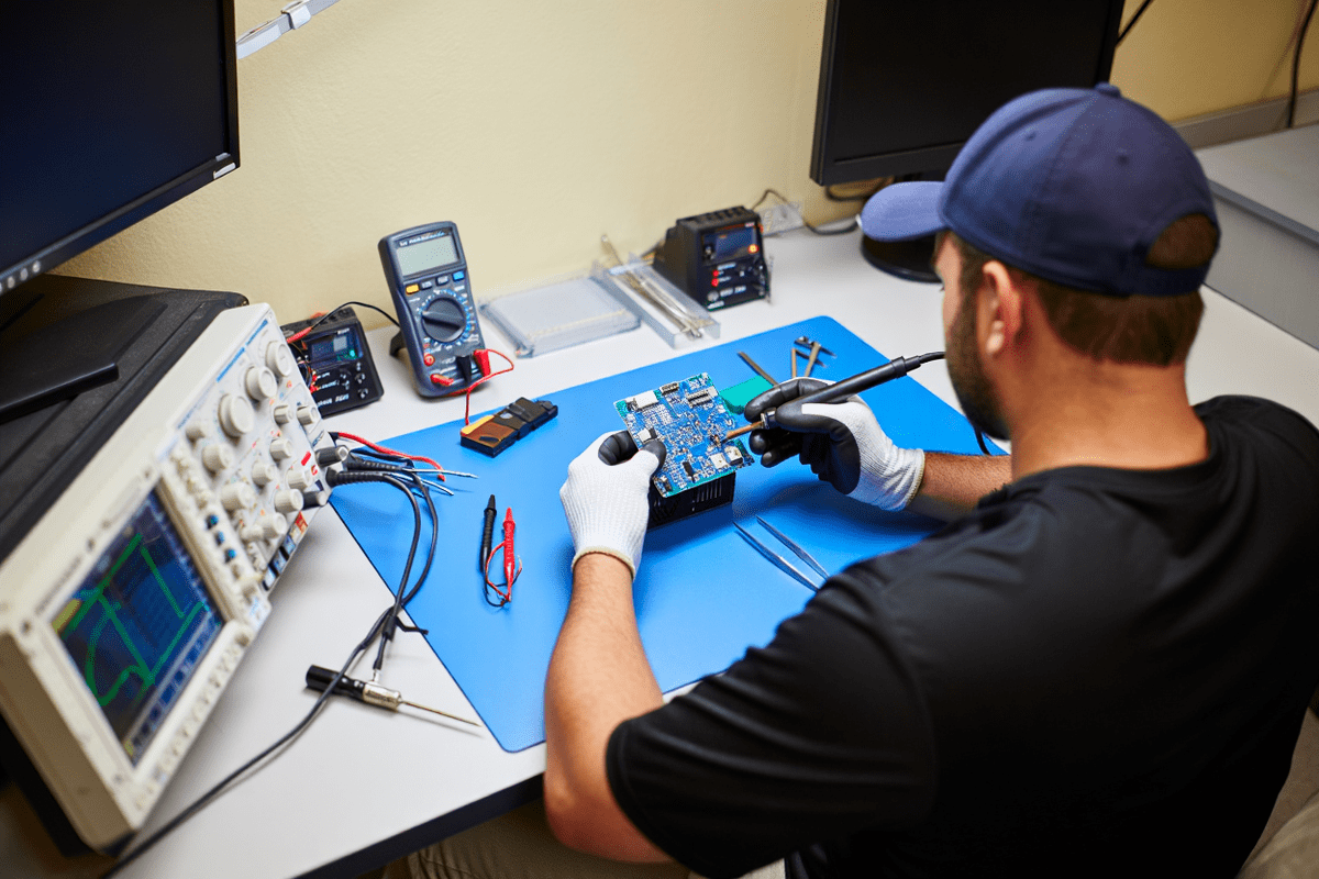 Процесс ремонта техники Leran в leran-servis